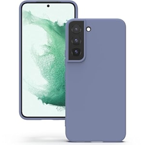 yatwin silicone back case for samsung galaxy s22 soft-touch phone back cover for samsung galaxy s22 - lavender grey