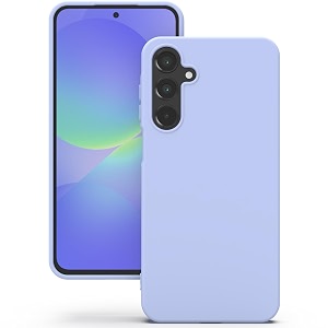 yatwin silicone back case for samsung galaxy a36 soft-touch phone back cover for samsung galaxy a36 - lilac