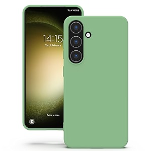 yatwin silicone back case for samsung galaxy s23 plus soft-touch phone back cover for samsung galaxy s23 plus - mint green