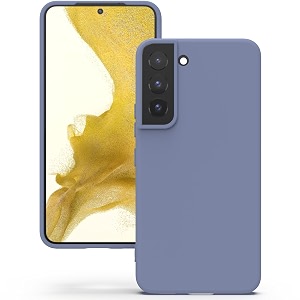 yatwin silicone back case for samsung galaxy s22 plus soft-touch phone back cover for samsung galaxy s22 plus - lavender grey