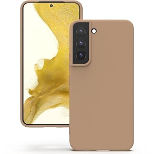 yatwin silicone back case for google pixel 7 soft-touch phone back cover for google pixel 7-milk tee light brown