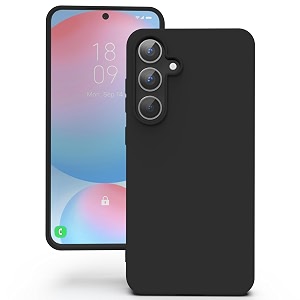yatwin silicone back case for google pixel 7 soft-touch phone back cover for google pixel 7 - black