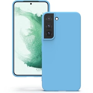 yatwin silicone back case for google pixel 8a soft-touch phone back cover for google pixel 8a - sky blue