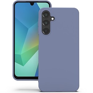 yatwin silicone back case for samsung galaxy a16 soft-touch phone back cover for samsung galaxy a16 - lavender grey