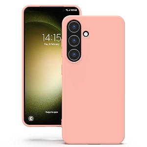 yatwin silicone back case for samsung galaxy s23 plus soft-touch phone back cover for samsung galaxy s23 plus - pink