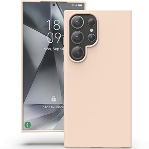 yatwin silicone back case for google pixel 7 soft-touch phone back cover for google pixel 7 - link pink