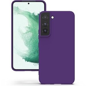yatwin silicone back case for google pixel 7 soft-touch phone back cover for google pixel 7 - purple