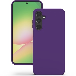 yatwin silicone back case for samsung galaxy a56 soft-touch phone back cover for samsung galaxy a56 - purple