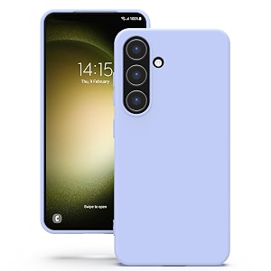 yatwin silicone back case for samsung galaxy s23 soft-touch phone back cover for samsung galaxy s23 - lilac
