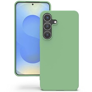 yatwin silicone back case for google pixel 8 pro soft-touch phone back cover for google pixel 8 pro - mint green