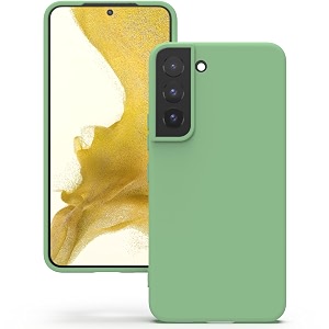 yatwin silicone back case for samsung galaxy s22 plus soft-touch phone back cover for samsung galaxy s22 plus - mint green