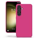 YATWIN Silicone Back Case for Samsung Galaxy S23 FE, Soft-Touch Phone Back Cover for Samsung Galaxy S23 FE - Magenta