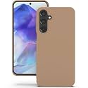YATWIN Silicone Back Case for Samsung Galaxy A55, Soft-Touch Phone Back Cover for Samsung Galaxy A55-Milk Tee, Beige