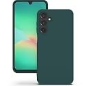 YATWIN Silicone Back Case for Samsung Galaxy A26, Soft-Touch Phone Back Cover for Samsung Galaxy A26 - Dark Green