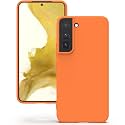 YATWIN Silicone Back Case for Samsung Galaxy S22 Plus, Soft-Touch Phone Back Cover for Samsung Galaxy S22 Plus - Orange