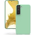 YATWIN Silicone Back Case for Samsung Galaxy S22 Plus, Soft-Touch Phone Back Cover for Samsung Galaxy S22 Plus - Link Cyan
