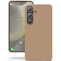 YATWIN Silicone Back Case for Samsung Galaxy S24, Soft-Touch Phone Back Cover for Samsung Galaxy S24-Milk Tee, Light Brown