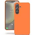 YATWIN Silicone Back Case for Samsung Galaxy S24, Soft-Touch Phone Back Cover for Samsung Galaxy S24 - Orange