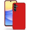 YATWIN Silicone Back Case for Samsung Galaxy A15, Soft-Touch Phone Back Cover for Samsung Galaxy A15 - Red