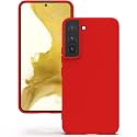 YATWIN Silicone Back Case for Samsung Galaxy S22 Plus, Soft-Touch Phone Back Cover for Samsung Galaxy S22 Plus - Red