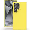 YATWIN Silicone Back Case for Samsung Galaxy S24 Ultra, Soft-Touch Phone Back Cover for Samsung Galaxy S24 Ultra - Yellow