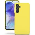YATWIN Silicone Back Case for Samsung Galaxy A55, Soft-Touch Phone Back Cover for Samsung Galaxy A55 - Yellow