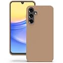 YATWIN Silicone Back Case for Samsung Galaxy A15, Soft-Touch Phone Back Cover for Samsung Galaxy A15-Milk Tee, Light Brown