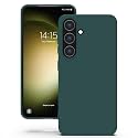 YATWIN Silicone Back Case for Samsung Galaxy S23 FE, Soft-Touch Phone Back Cover for Samsung Galaxy S23 FE - Dark Green