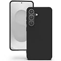 YATWIN Silicone Back Case for Samsung Galaxy S25 Plus, Soft-Touch Phone Back Cover for Samsung Galaxy S25 Plus - Black