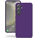 YATWIN Silicone Back Case for Samsung Galaxy S24, Soft-Touch Phone Back Cover for Samsung Galaxy S24 - Purple