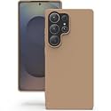 YATWIN Silicone Back Case for Samsung Galaxy S25 Ultra, Soft-Touch Phone Back Cover for Samsung Galaxy S25 Ultra-Milk Tee, Beige