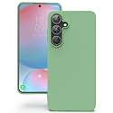 YATWIN Silicone Back Case for Samsung Galaxy S24 FE, Soft-Touch Phone Back Cover for Samsung Galaxy S24 FE - Mint Green
