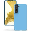 YATWIN Silicone Back Case for Samsung Galaxy S22 Plus, Soft-Touch Phone Back Cover for Samsung Galaxy S22 Plus - Sky Blue
