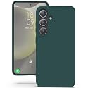 YATWIN Silicone Back Case for Samsung Galaxy S24, Soft-Touch Phone Back Cover for Samsung Galaxy S24 - Dark Green