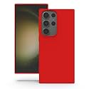 YATWIN Silicone Back Case for Samsung Galaxy S23 Ultra, Soft-Touch Phone Back Cover for Samsung Galaxy S23 Ultra - Red