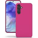YATWIN Silicone Back Case for Samsung Galaxy A55, Soft-Touch Phone Back Cover for Samsung Galaxy A55 - Magenta