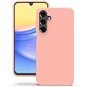 YATWIN Silicone Back Case for Samsung Galaxy A15, Soft-Touch Phone Back Cover for Samsung Galaxy A15 - Pink