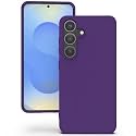 YATWIN Silicone Back Case for Samsung Galaxy S25, Soft-Touch Phone Back Cover for Samsung Galaxy S25 - Purple