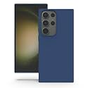 YATWIN Silicone Back Case for Samsung Galaxy S23 Ultra, Soft-Touch Phone Back Cover for Samsung Galaxy S23 Ultra - Dark Blue