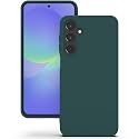 YATWIN Silicone Back Case for Samsung Galaxy A36, Soft-Touch Phone Back Cover for Samsung Galaxy A36 - Dark Green