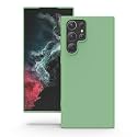 YATWIN Silicone Back Case for Samsung Galaxy S22 Ultra, Soft-Touch Phone Back Cover for Samsung Galaxy S22 Ultra - Mint Green