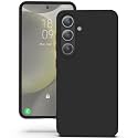 YATWIN Silicone Back Case for Samsung Galaxy S24, Soft-Touch Phone Back Cover for Samsung Galaxy S24 - Black