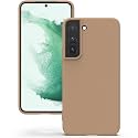 YATWIN Silicone Back Case for Samsung Galaxy S22, Soft-Touch Phone Back Cover for Samsung Galaxy S22-Milk Tee, Beige