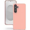 YATWIN Silicone Back Case for Samsung Galaxy S25 Plus, Soft-Touch Phone Back Cover for Samsung Galaxy S25 Plus - Pink