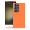 YATWIN Silicone Back Case for Samsung Galaxy S23 Ultra, Soft-Touch Phone Back Cover for Samsung Galaxy S23 Ultra - Orange