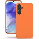 YATWIN Silicone Back Case for Samsung Galaxy A55, Soft-Touch Phone Back Cover for Samsung Galaxy A55 - Orange