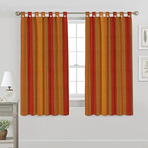 Yaweh Cotton Striped Room Darkening Loop Type