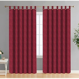 Yaweh Cotton Striped Room Darkening Loop Type