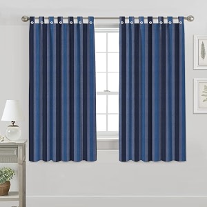 Yaweh Cotton Striped Room Darkening Loop Type