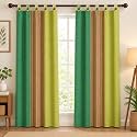 Yaweh Cotton Striped Room Darkening Loop Type